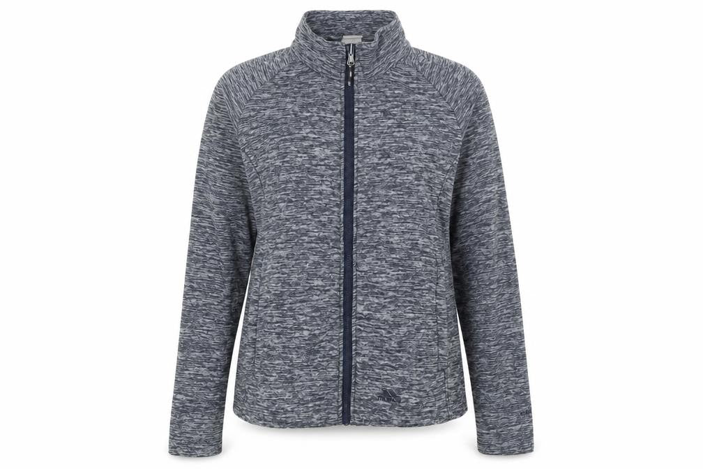 Womens UK Size L Trespass Grey Full Zip Sweatshirt