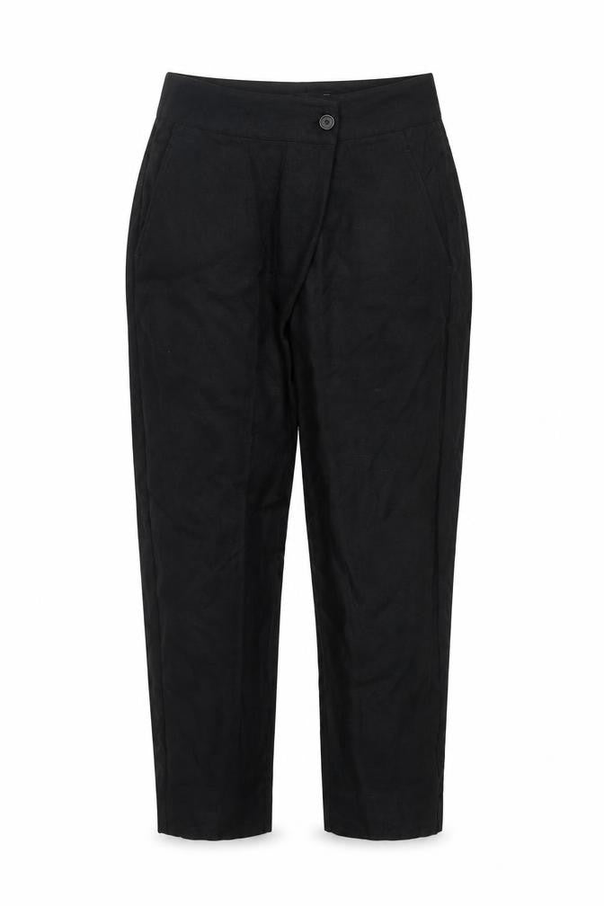 Womens UK Size 8 Country Road Regular Fit Business Casual Workwear Black Trouser