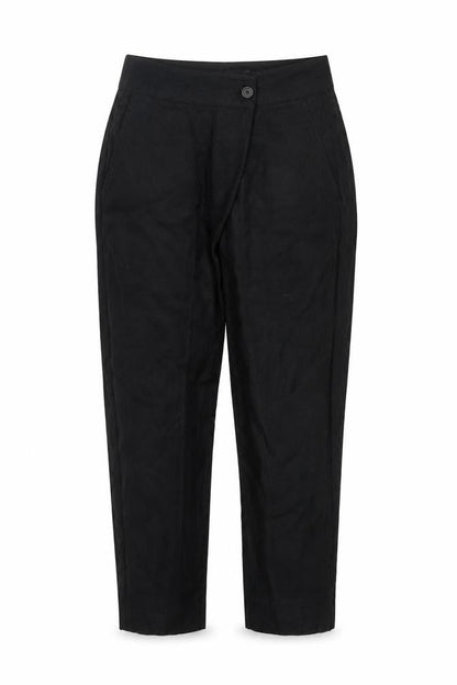 Womens UK Size 8 Country Road Regular Fit Business Casual Workwear Black Trouser