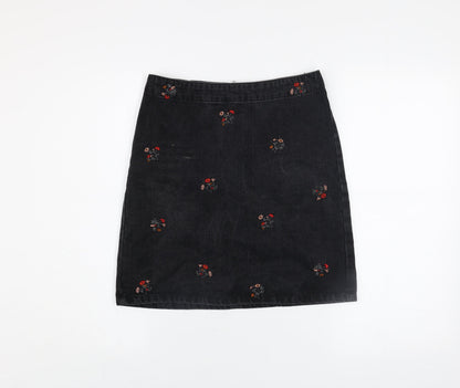 Womens UK Size S VILA Straight & Pencil Denim Skirt