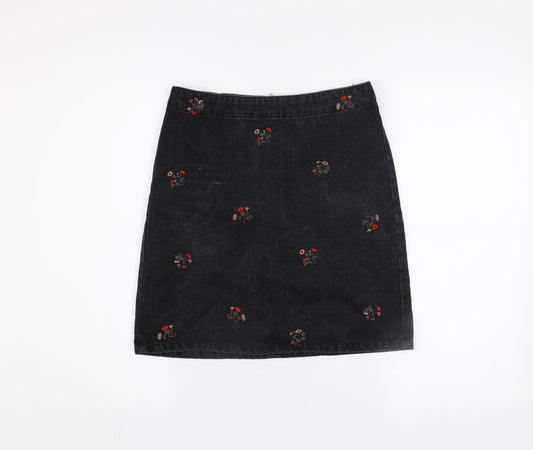 Womens UK Size S VILA Straight & Pencil Denim Skirt