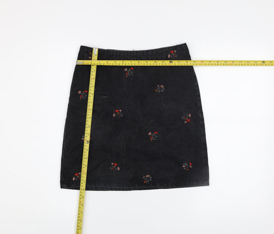 Womens UK Size S VILA Straight & Pencil Denim Skirt