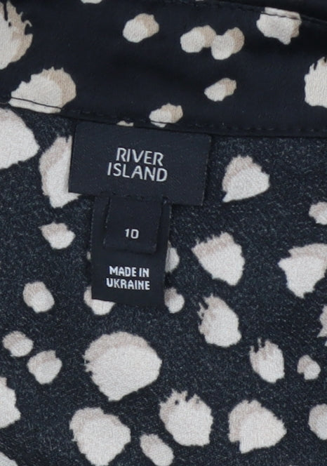 Womens UK Size 10 River Island Wrap Dress