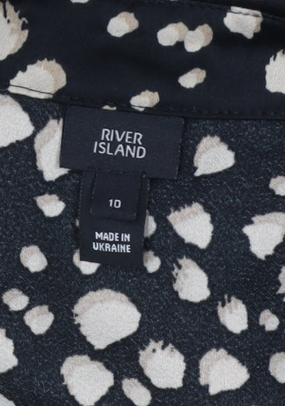Womens UK Size 10 River Island Wrap Dress