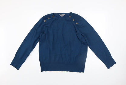 Womens UK Size 18 Principles Blue Pullover Jumper