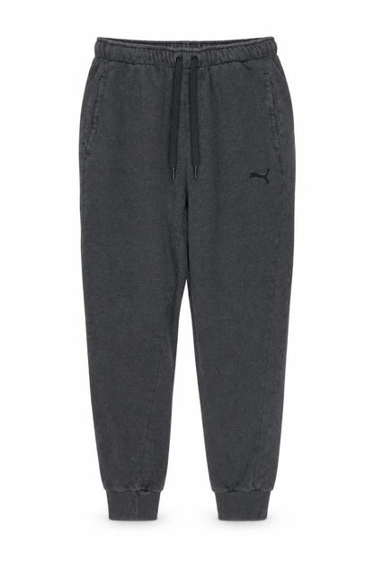 Mens UK Size M PUMA Regular Fit Jogger Grey Trousers