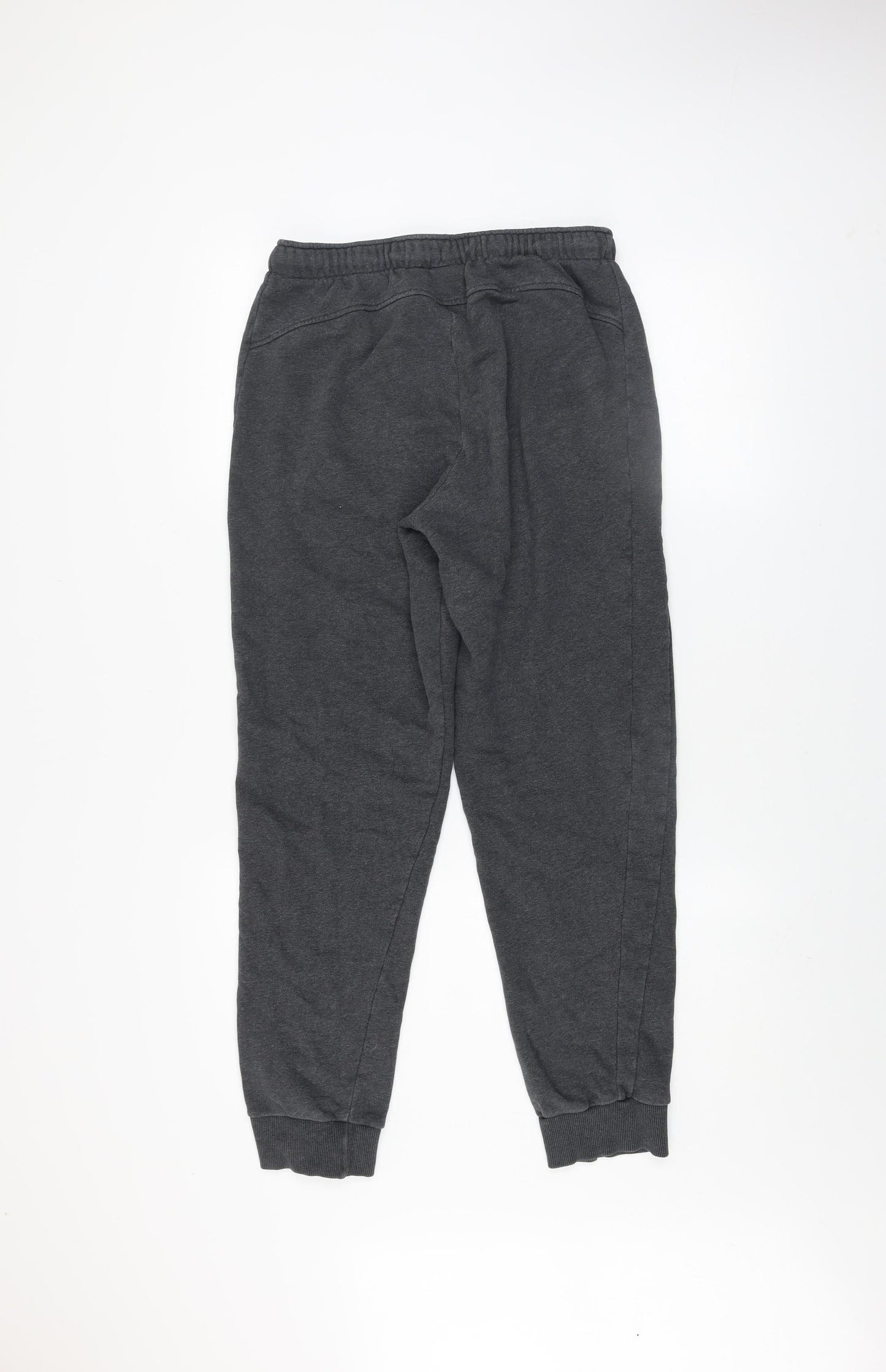 Puma Men’s Grey Jogger Sweatpants Size M Regular Fit Tapered