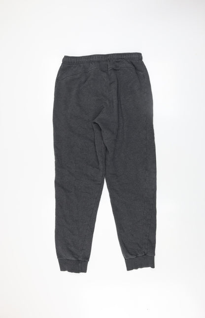 Puma Men’s Grey Jogger Sweatpants Size M Regular Fit Tapered