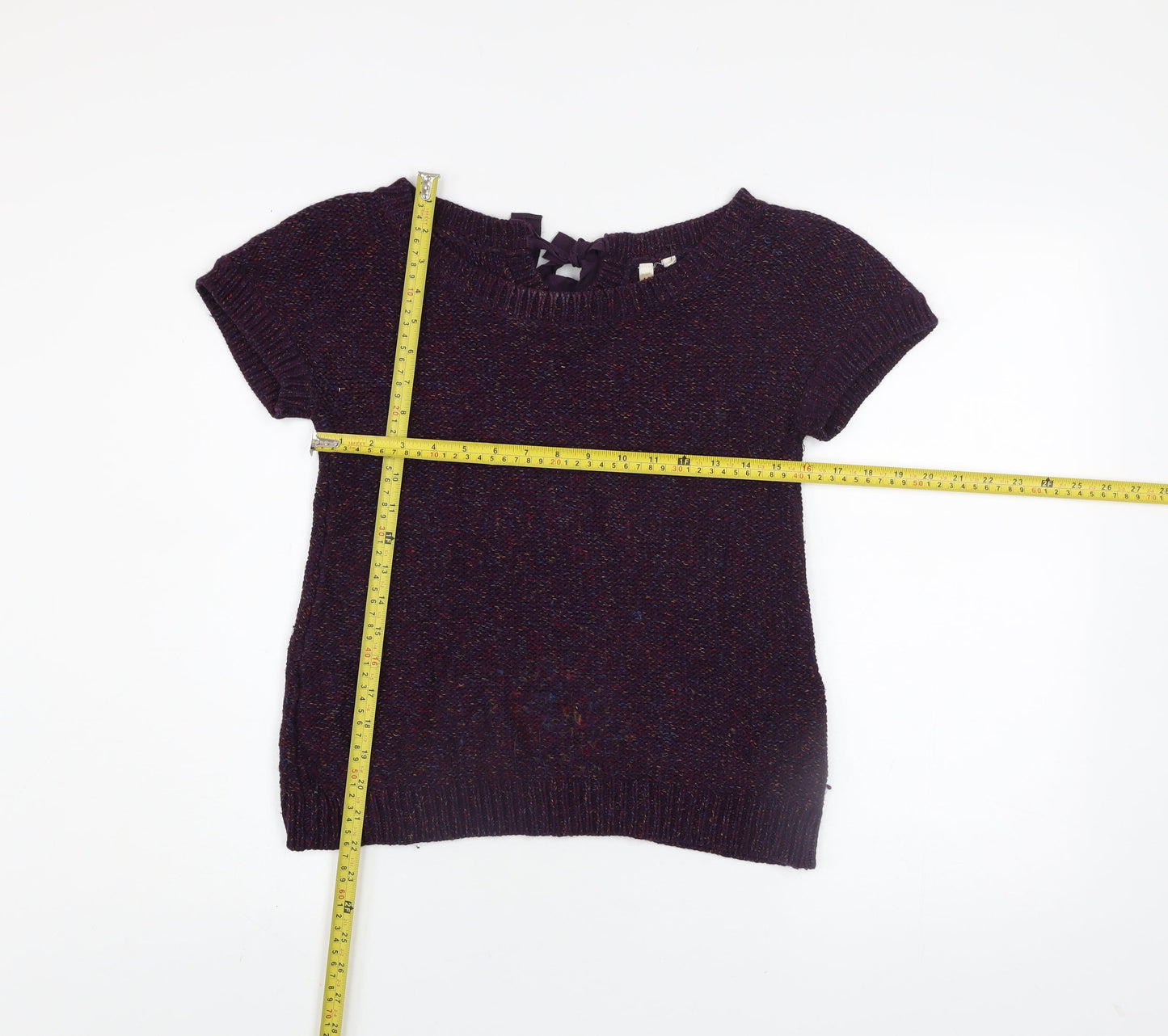 Womens UK Size 8 White Stuff Purple Pullover Jumper
