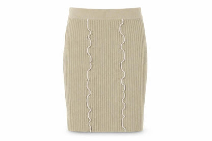 Womens UK Size 12 COLLUSION Straight & Pencil Knit Skirt