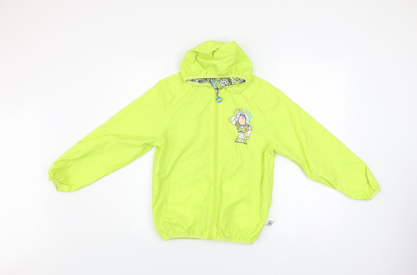 Boys UK Size 12 Years Disney Green Rain Coat