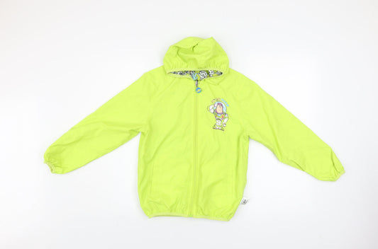 Boys UK Size 12 Years Disney Green Rain Coat