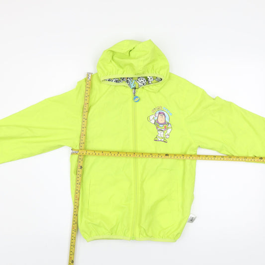 Boys UK Size 12 Years Disney Green Rain Coat