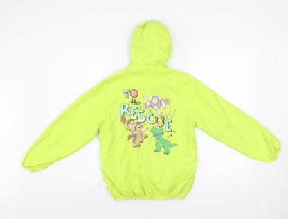 Boys UK Size 12 Years Disney Green Rain Coat