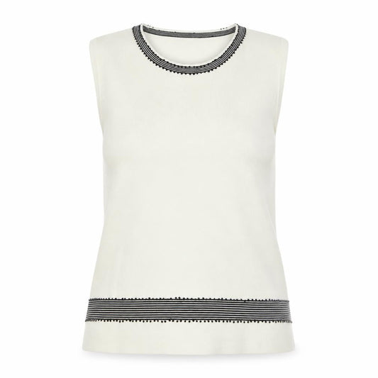 Womens UK Size M Klass Collection Ivory Basic Tank