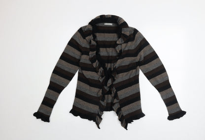 Womens UK Size 14 Marks and Spencer Brown Cardigan Jumper