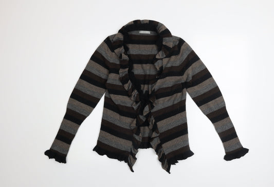 Womens UK Size 14 Marks and Spencer Brown Cardigan Jumper