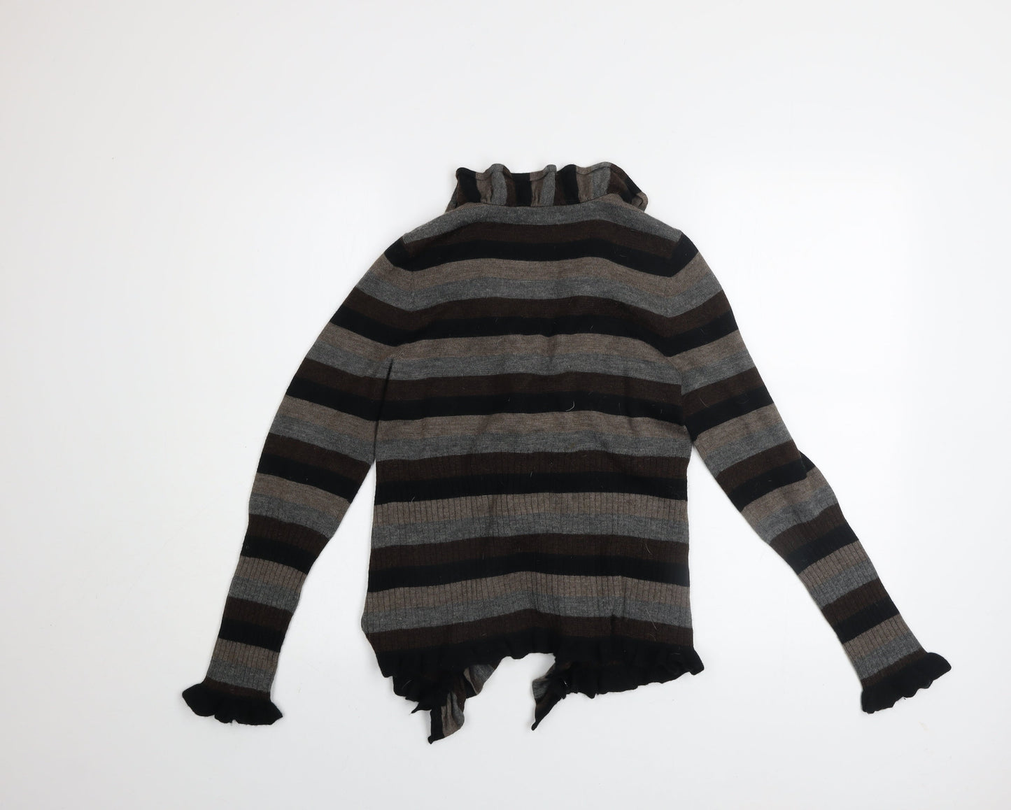 Womens UK Size 14 Marks and Spencer Brown Cardigan Jumper