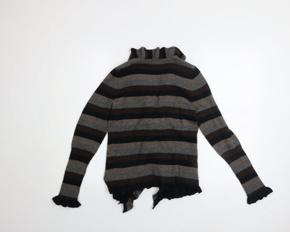Womens UK Size 14 Marks and Spencer Brown Cardigan Jumper