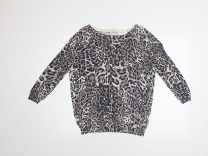 Womens UK Size S Wallis Grey Pullover Jumper