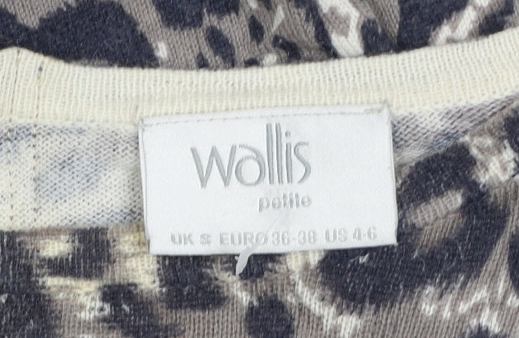 Womens UK Size S Wallis Grey Pullover Jumper