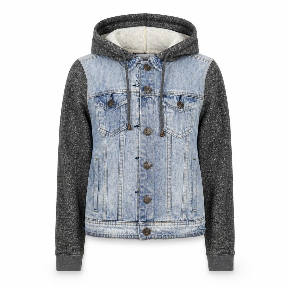 Womens UK Size 6 Denim Co. Blue Bomber Jacket