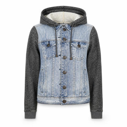 Womens UK Size 6 Denim Co. Blue Bomber Jacket