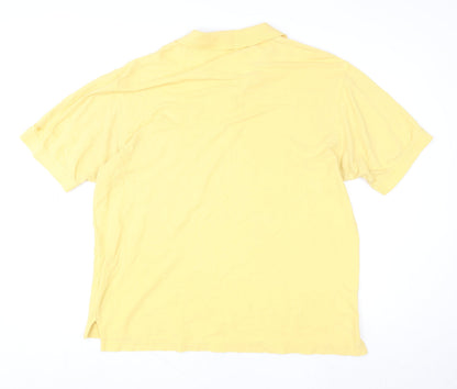 Mens UK Size L IZOD 100% Cotton Polo Shirt