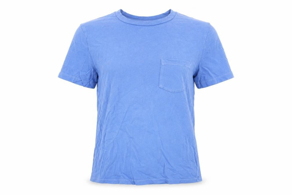Womens UK Size XS Gap Blue Cropped T-Shirt