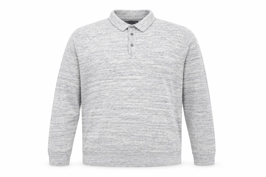 Mens UK Size L Marks and Spencer Grey Henley Sweatshirt