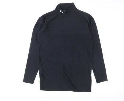 Under Armour Women Black XL Long Sleeve Mock Neck Compression Top