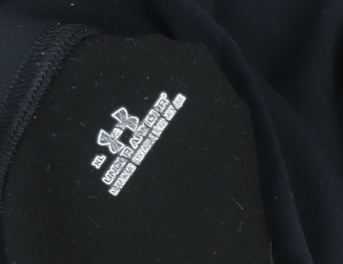 Under Armour Women Black XL Long Sleeve Mock Neck Compression Top