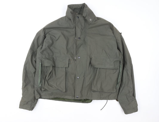 Mens UK Size XL Grassroots Green Parka Coat
