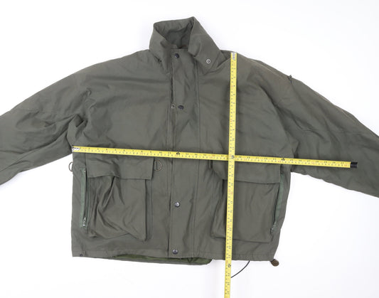 Mens UK Size XL Grassroots Green Parka Coat