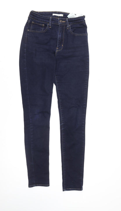 Levi’s Girls Blue 721 High Rise Skinny Jeans Size 9-10 Years Stretch Denim