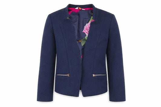 Girls UK Size 5 Years Baker by Ted Baker Blue Blazer