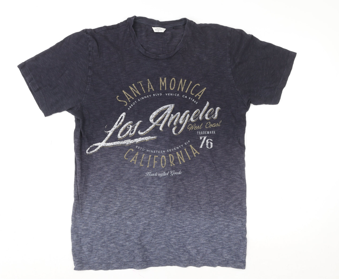 Mens UK Size M NEXT Blue  T-Shirt