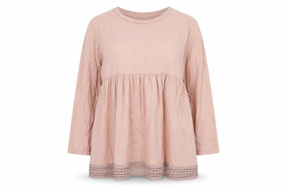 Womens UK Size 18 ASOS DESIGN Pink Tunic Blouse