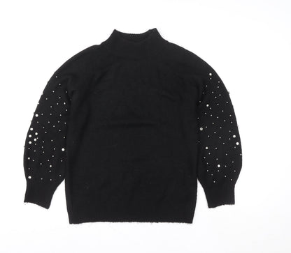 Womens UK Size M Sweewē Paris Black Pullover Jumper