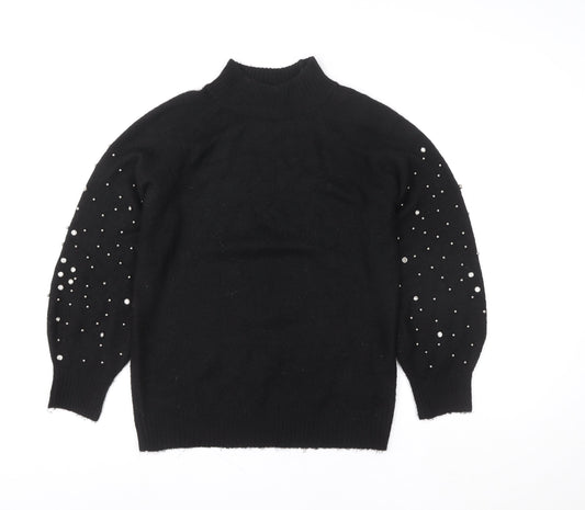 Womens UK Size M Sweewē Paris Black Pullover Jumper