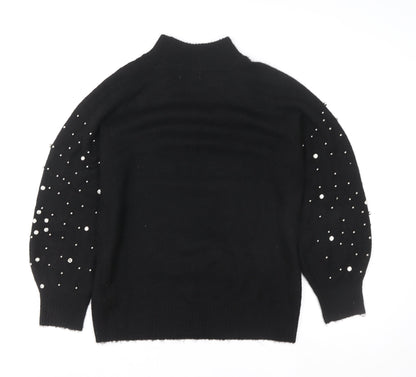 Womens UK Size M Sweewē Paris Black Pullover Jumper