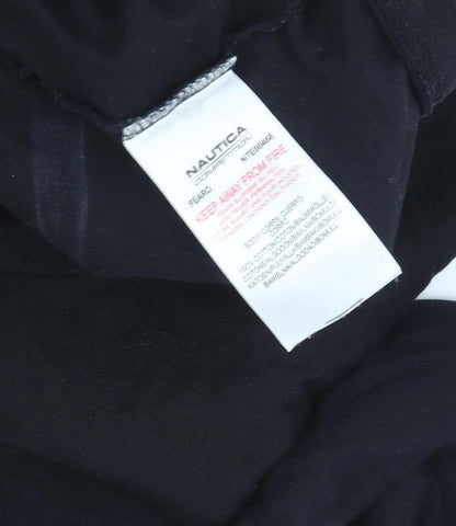 Nautica Competition Men's Black Long Sleeve Graphic Top M