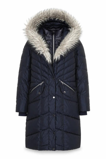 Womens UK Size 6 NEXT Blue Puffer Jacket
