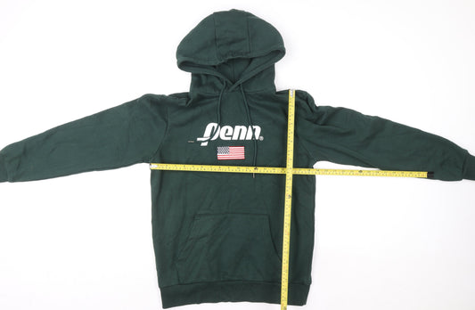 Womens UK Size M Penn x Primark Green Pullover Hoodie