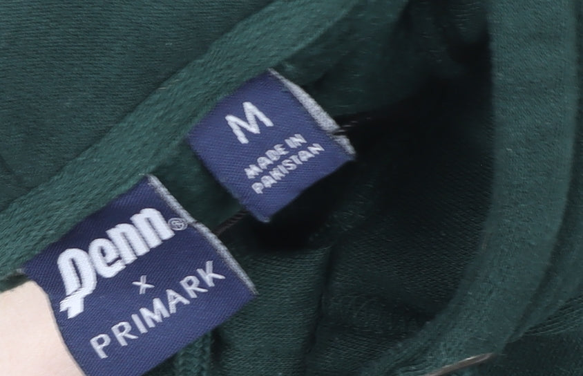 Womens UK Size M Penn x Primark Green Pullover Hoodie