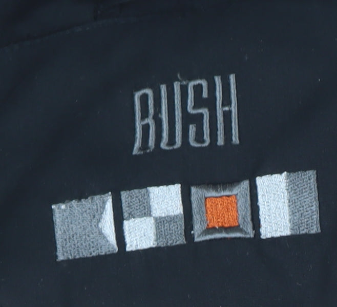Mens UK Size 38 Bush Black Parka Coat