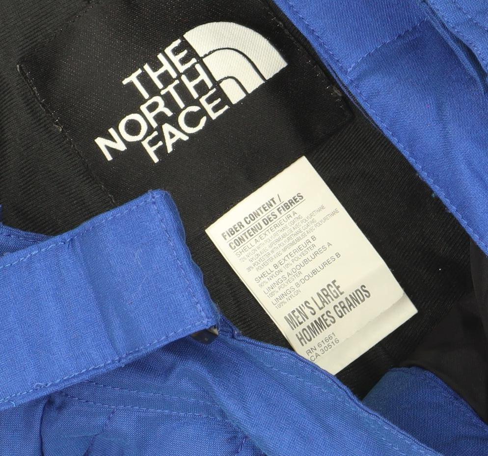 The North Face Men's Blue L Waterproof Insulated Snow Pants