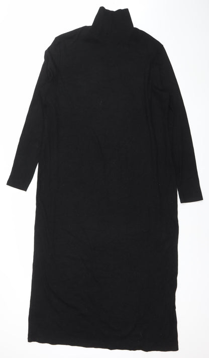 Primark Women’s Black 2XL Roll Neck Knit Bodycon Dress