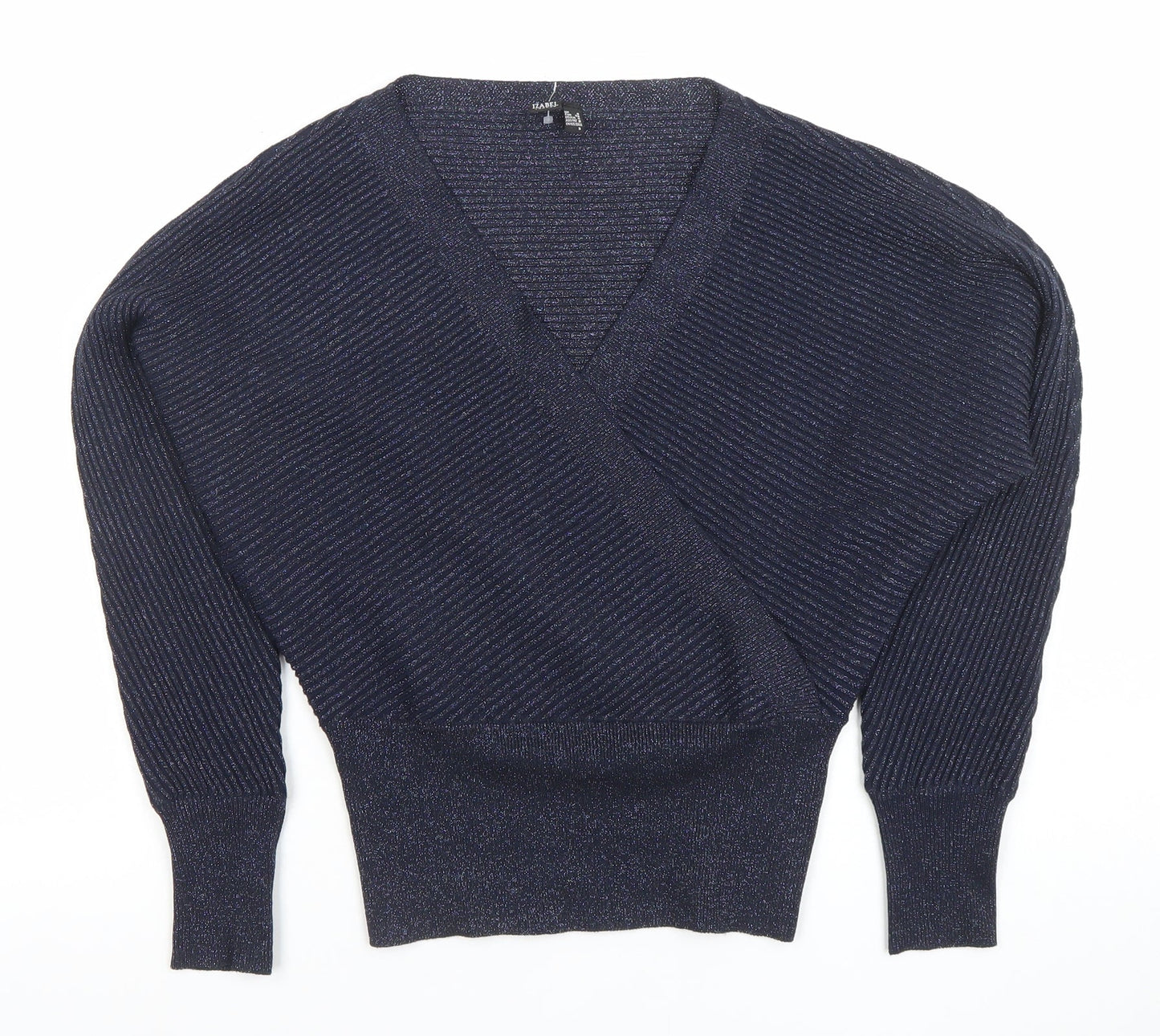 Womens UK Size 8 I Label London Blue Pullover Jumper