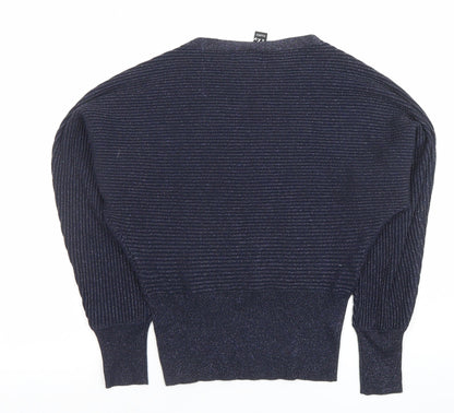 Womens UK Size 8 I Label London Blue Pullover Jumper